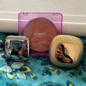 Kiko Milano bronzer & blush bundle: 01 Beige Storm/ 05 Trio/ 03 Damask Mauve
